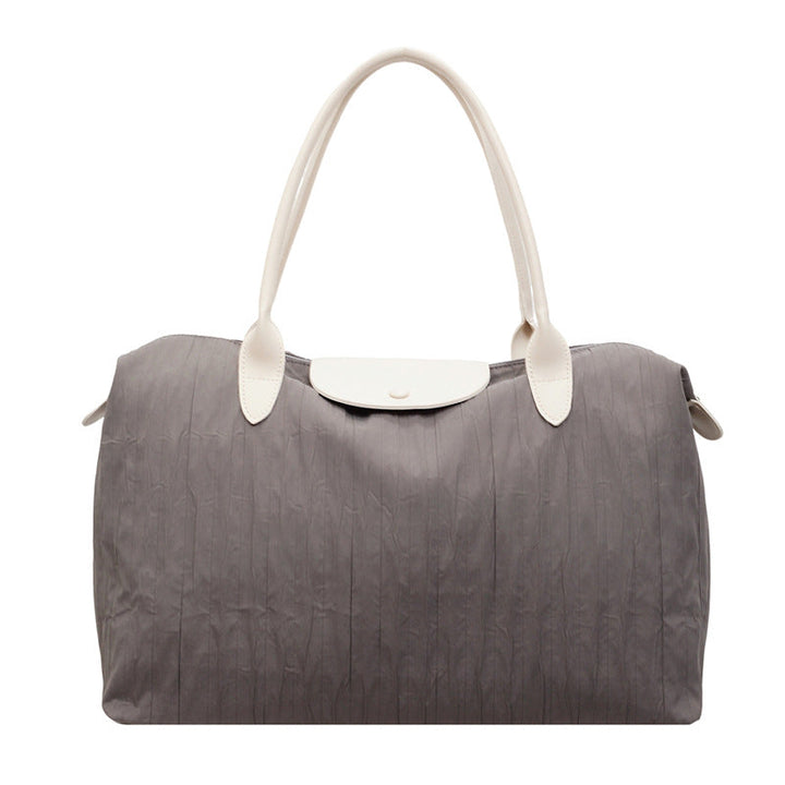 Premium Textured Leather Travel Tote