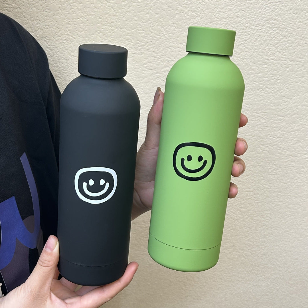 Women's Insulated Bottle with Cheerful Smiley Design Kalsten