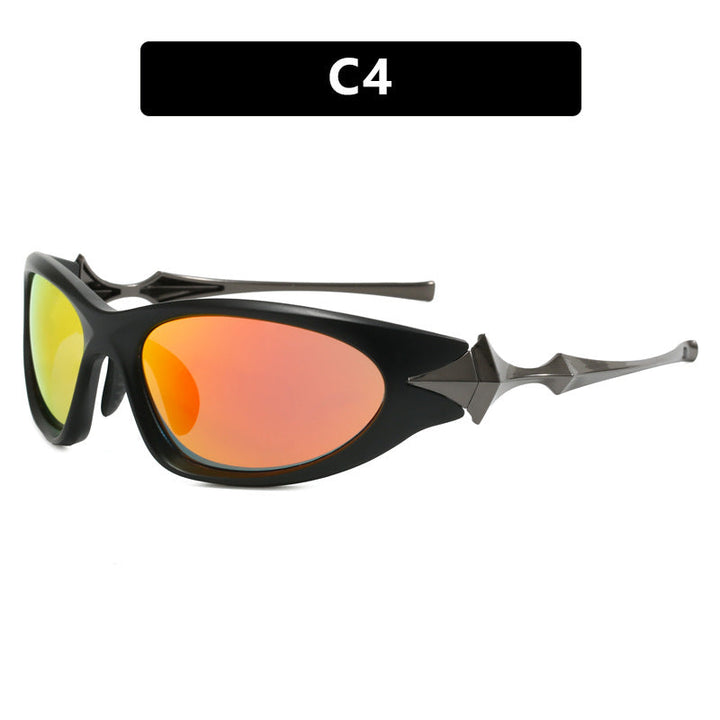 Women's futuristic sports sunglasses with ergonomic design Kalsten