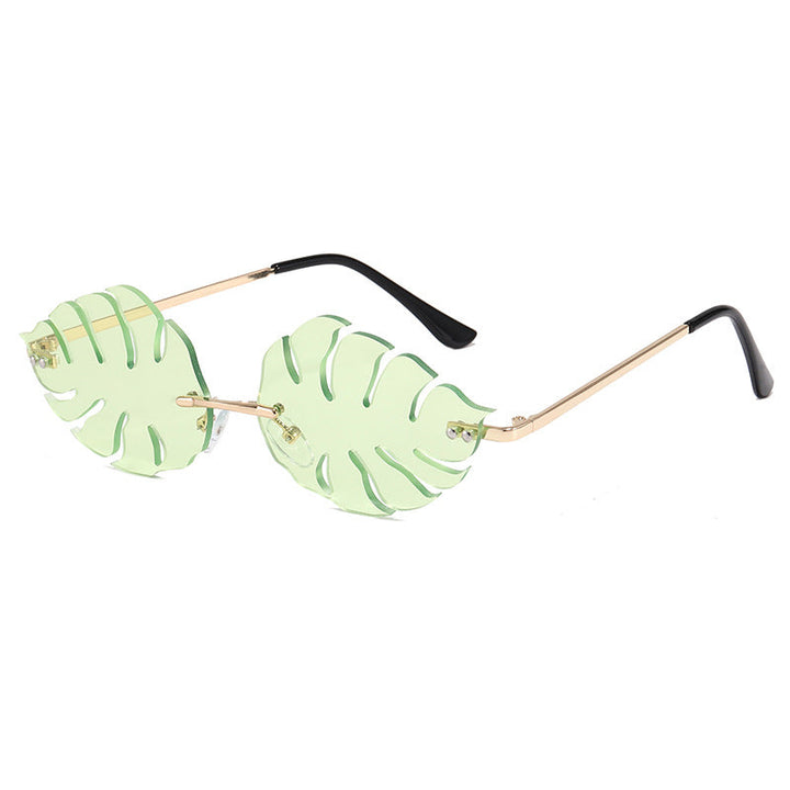 Ladies fashionable sunglasses with striking leaf design Kalsten