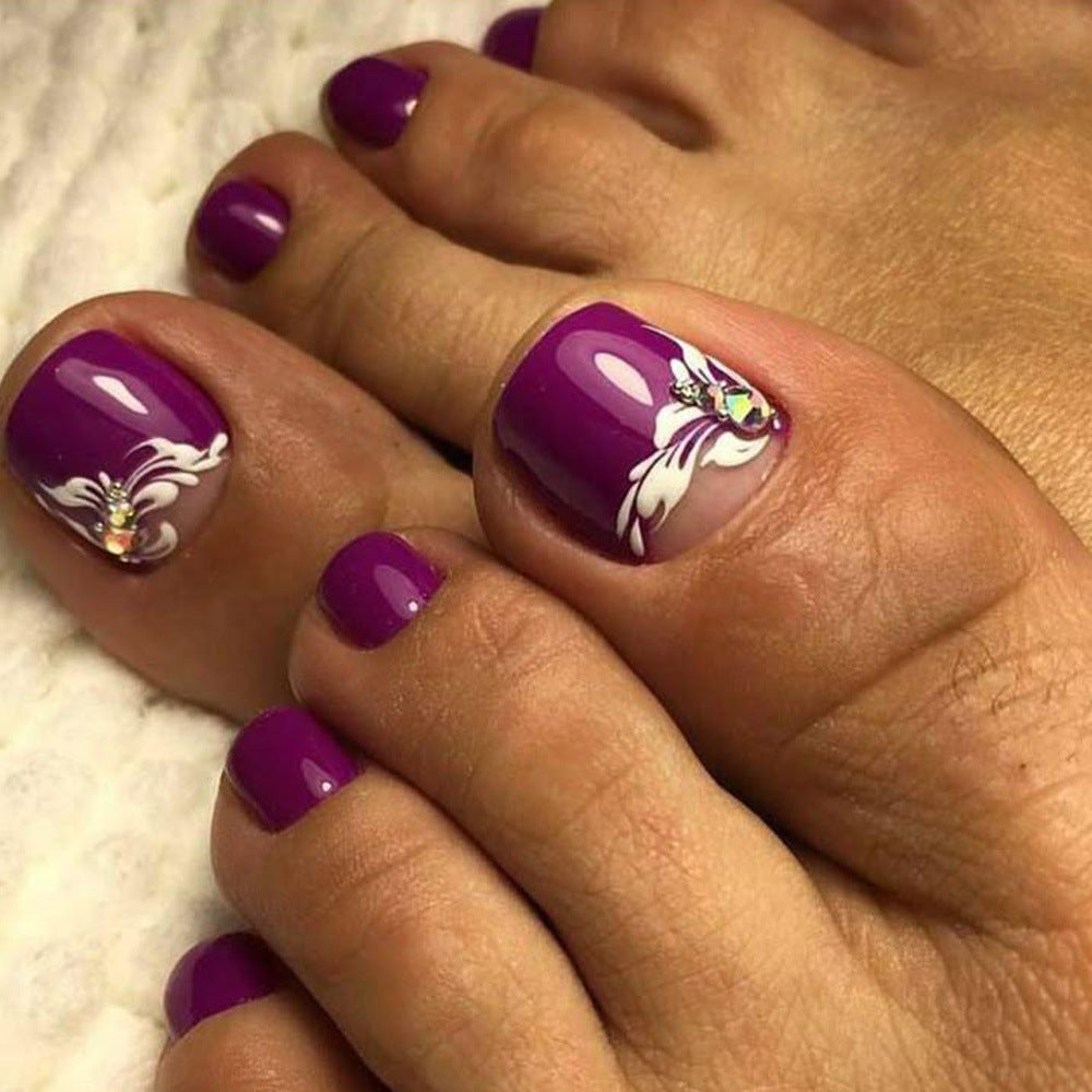 Artificial nails for elegant foot care Acalora