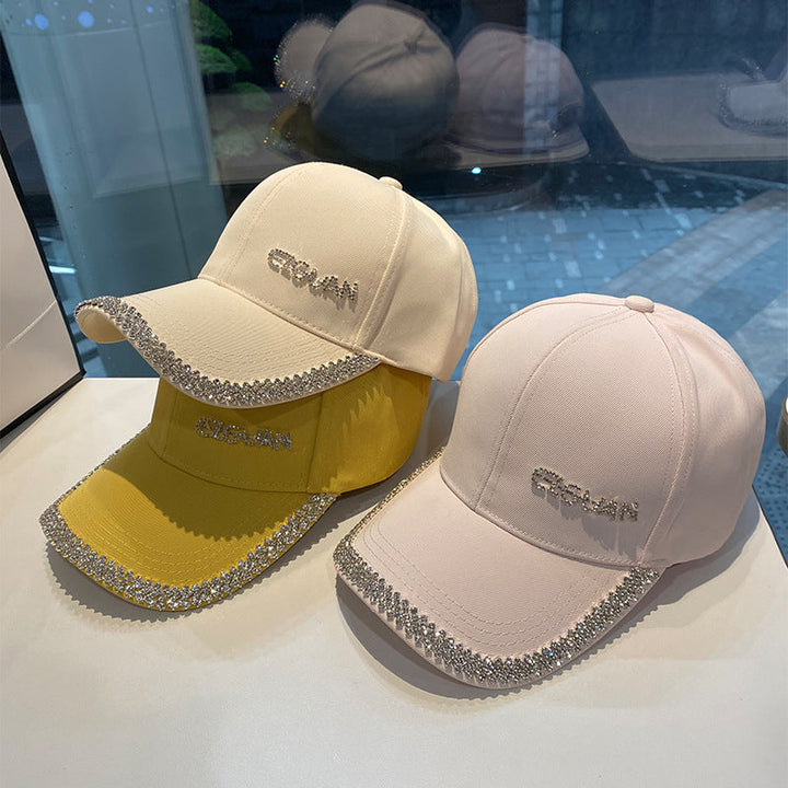 Women's Sparkling Rhinestone-Trimmed Baseball Cap Kalsten