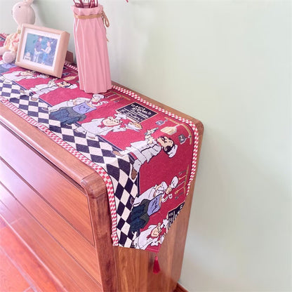 Festive Holiday-Themed Table Runner