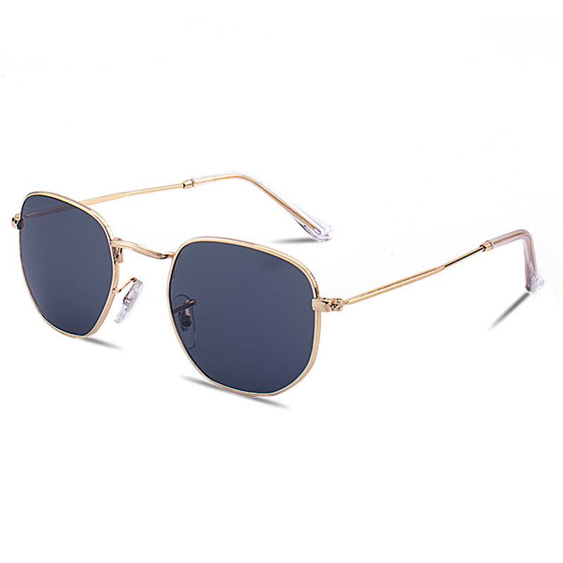 Women's fashionable geometric sunglasses with sturdy metal frame Kalsten
