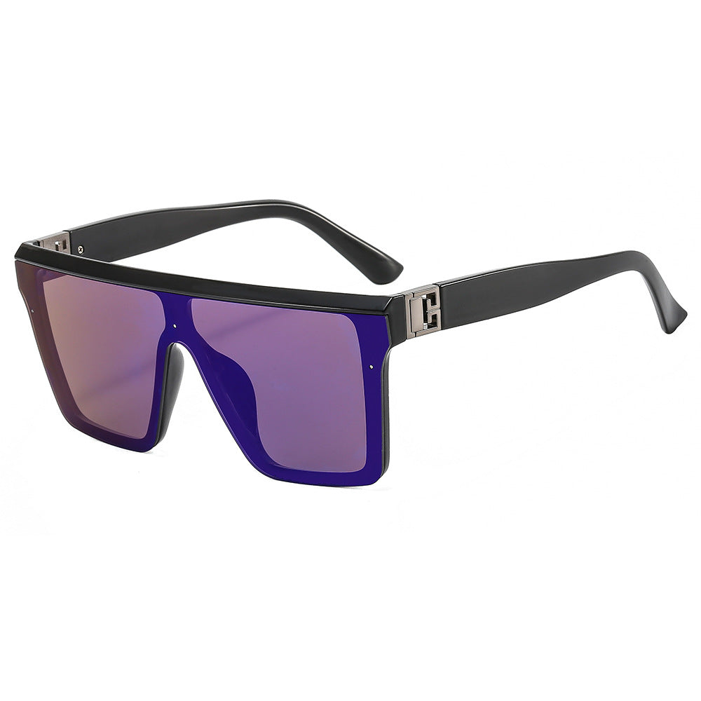 Women oversized sunglasses in trendy style with wide frame construction Kalsten