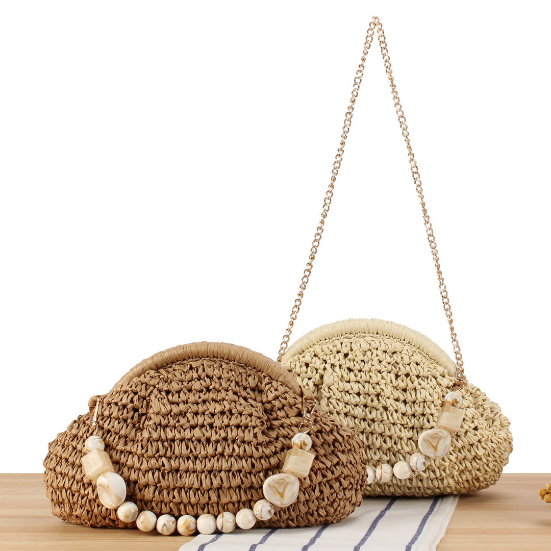 Shoulder bag with elegant pearl decoration Kalsten