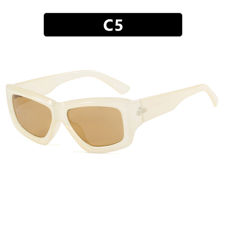 Women trendy square sunglasses with transparent frame and comfortable lenses Kalsten