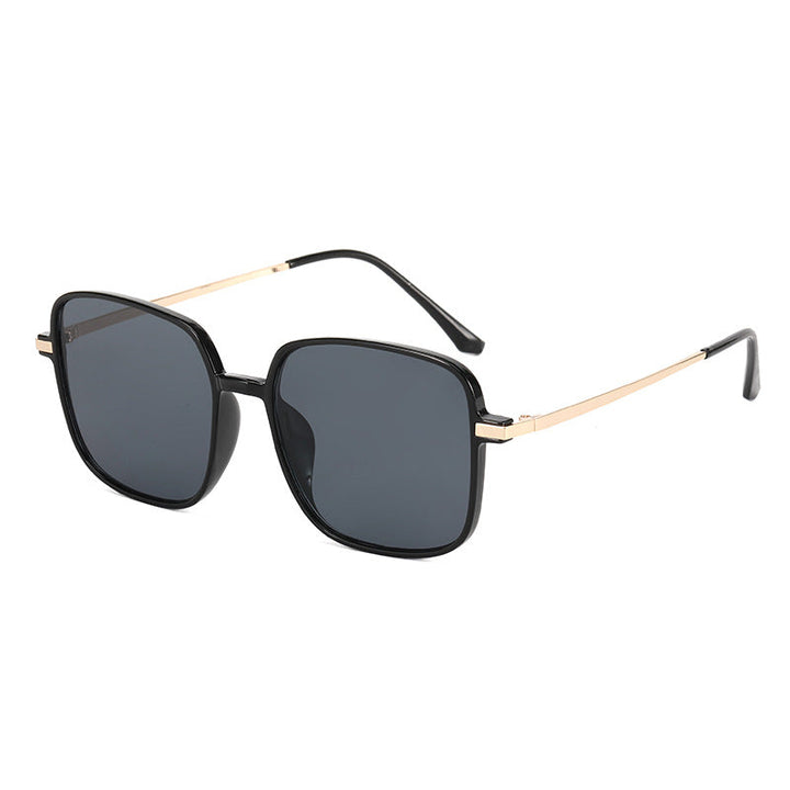 Women's square designer glasses with delicate metal frame Kalsten