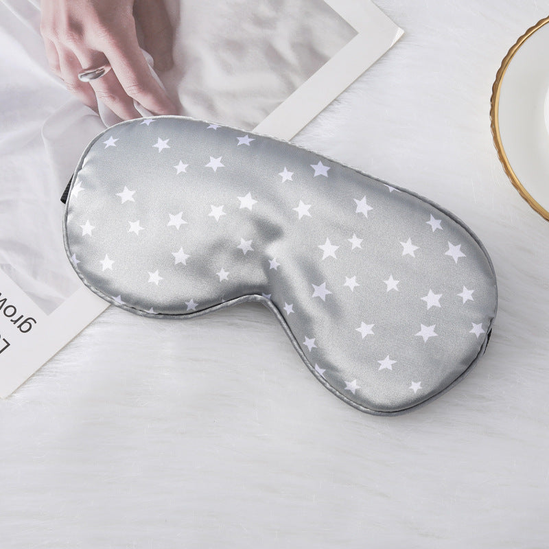 Women nan silky-soft contoured sleep mask with comfort padding and star pattern Kalsten