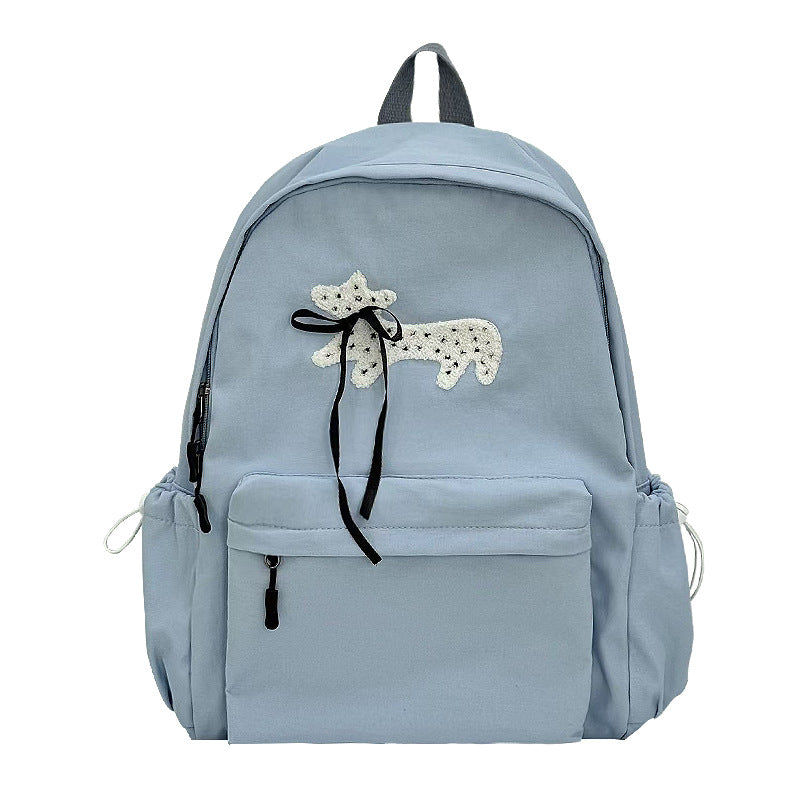 Embroidered Animal Design Backpack Kalsten