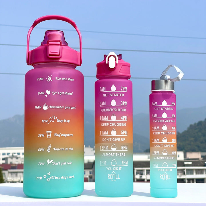 Unisex Motivating Water Bottle with Time Markings Kalsten