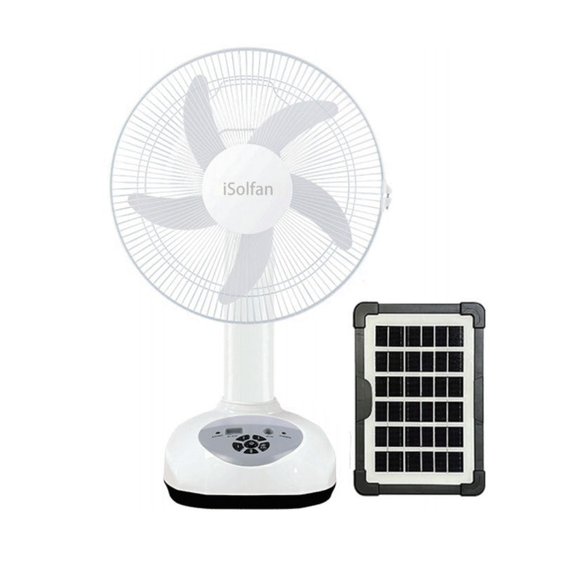 Women's Solar Powered Stand Fan with Smart Control System Kalsten