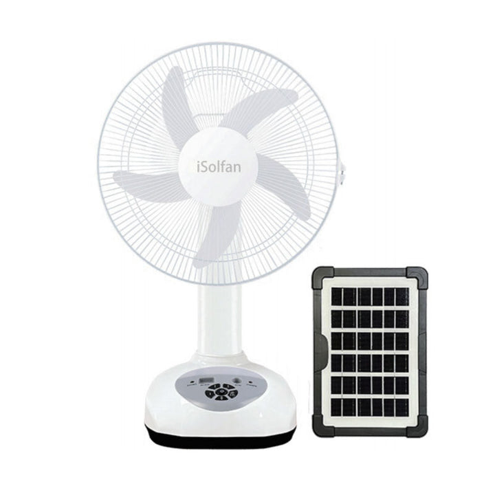 Women's Solar Powered Stand Fan with Smart Control System Kalsten