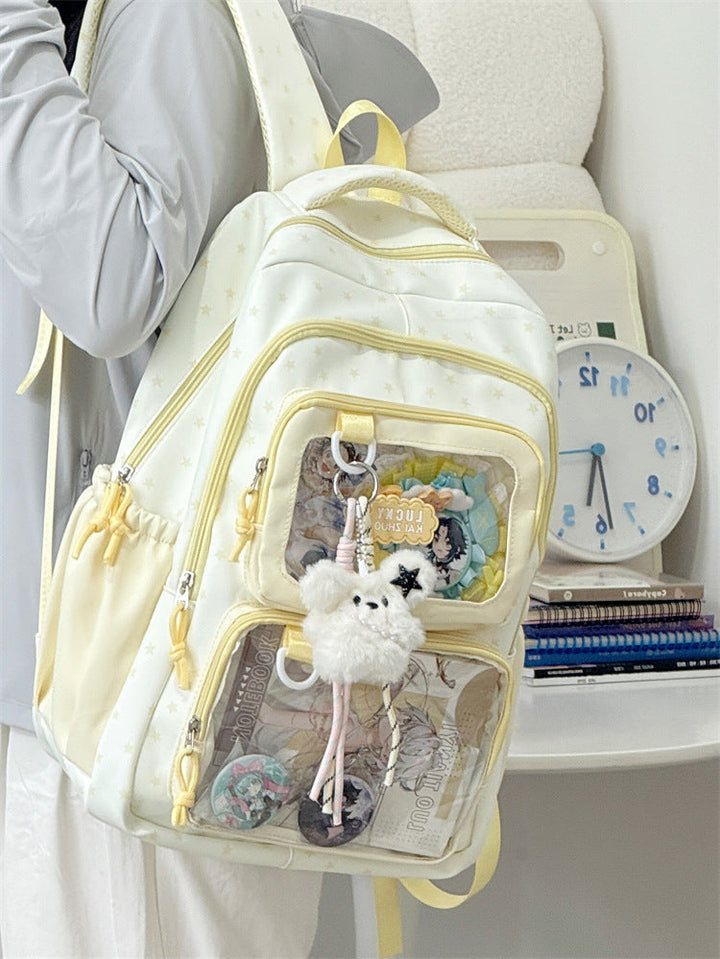 Cute Character Design Plush School Backpack