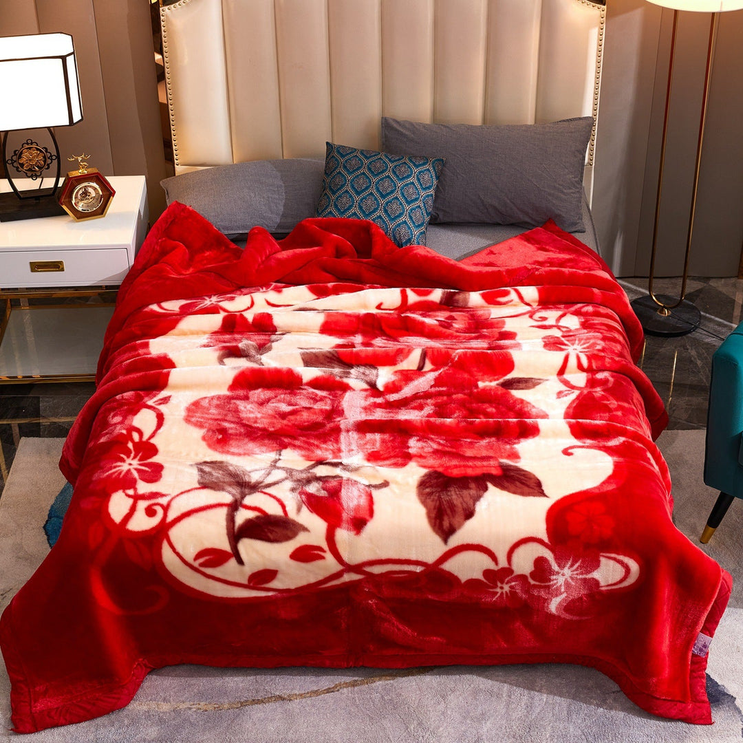 Decorative Fleece Throw Blanket Kalsten