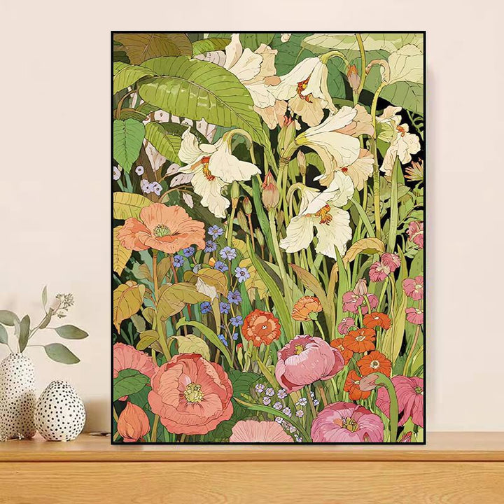 Floral-Themed Canvas Artwork Kalsten