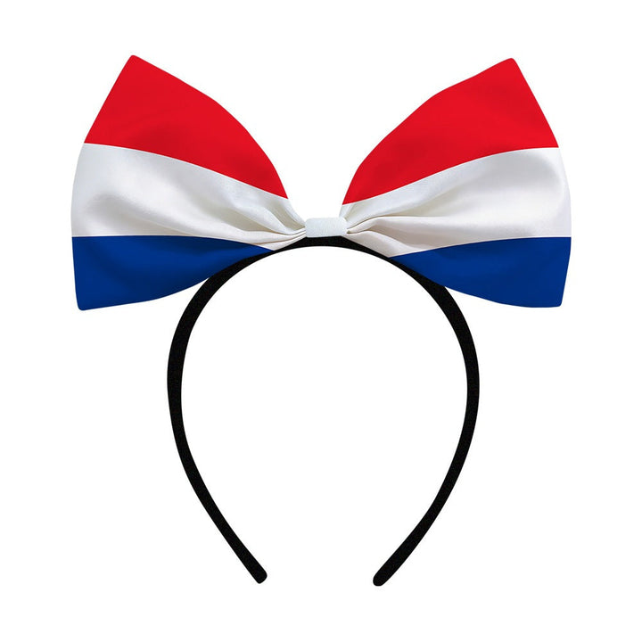 Ladies oversized bow headband with star pattern Kalsten