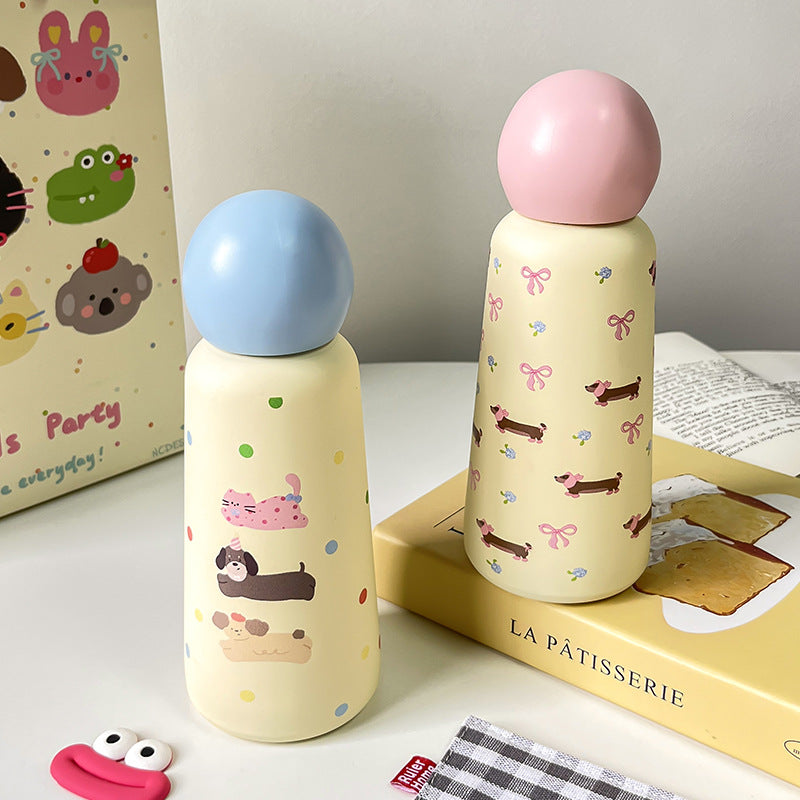 Ladies Insulated Drinking Bottle with Fun Animal Design and Ergonomic Design Kalsten