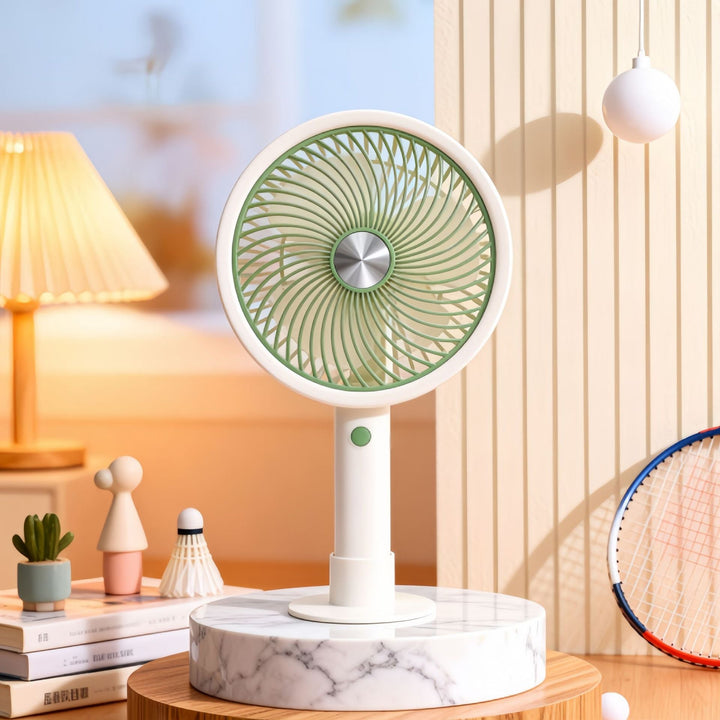 Women's Portable Table Fan with Adjustable Tilt Angle and USB Connection Kalsten
