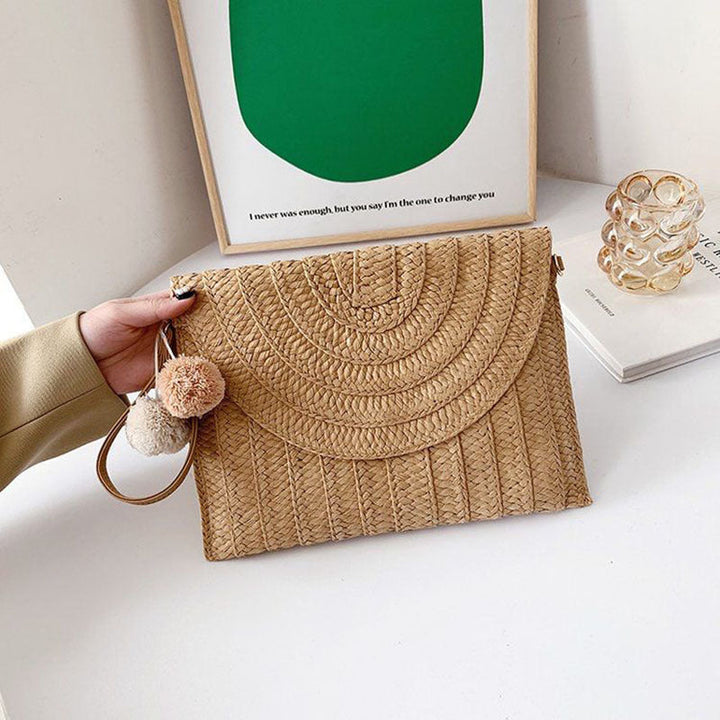 Stylish and Handmade Clutch Bag Made of Natural Material Kalsten