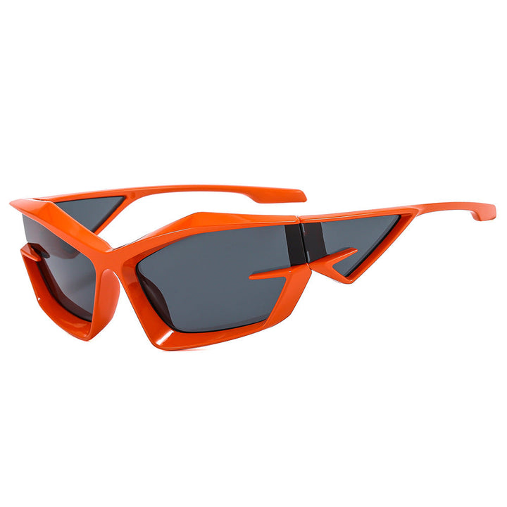 Women futuristic sunglasses with unique polygon design Kalsten