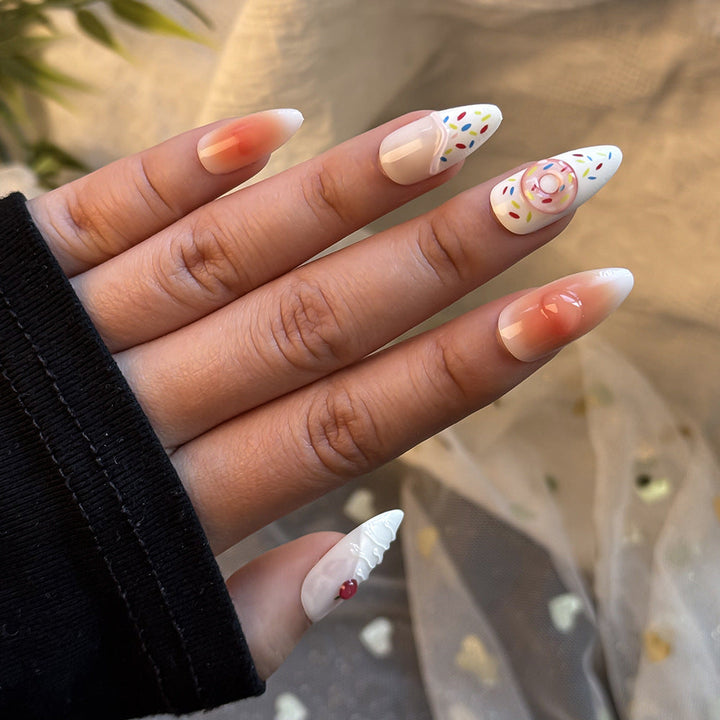Decorative Press-On Nails Set Kalsten