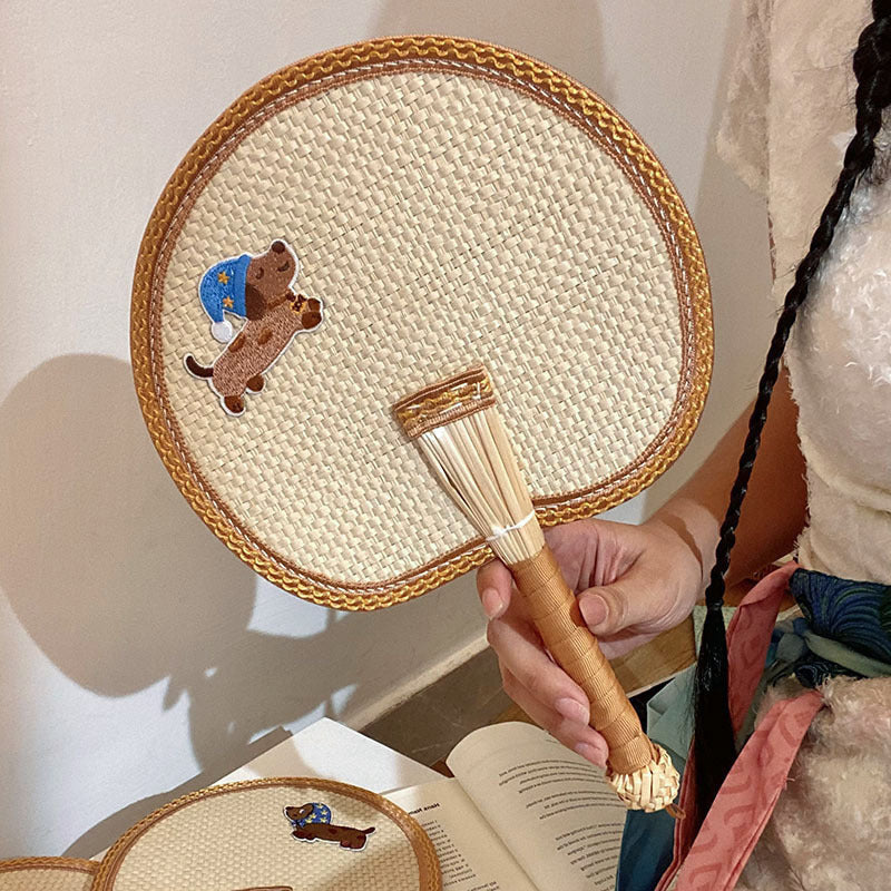 Hand fan with adorable animal design Kalsten