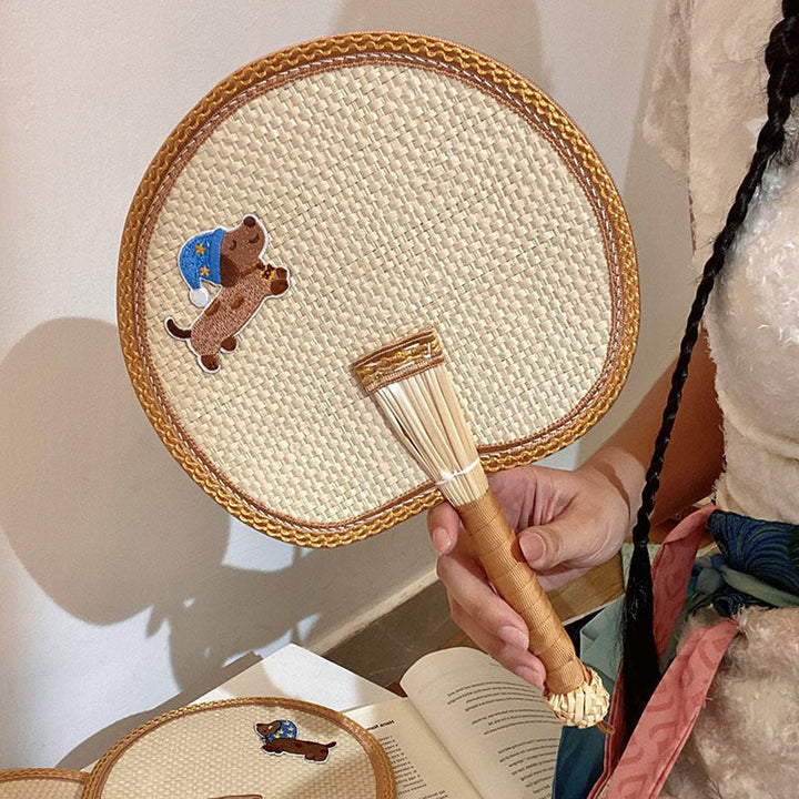 Hand fan with adorable animal design Kalsten
