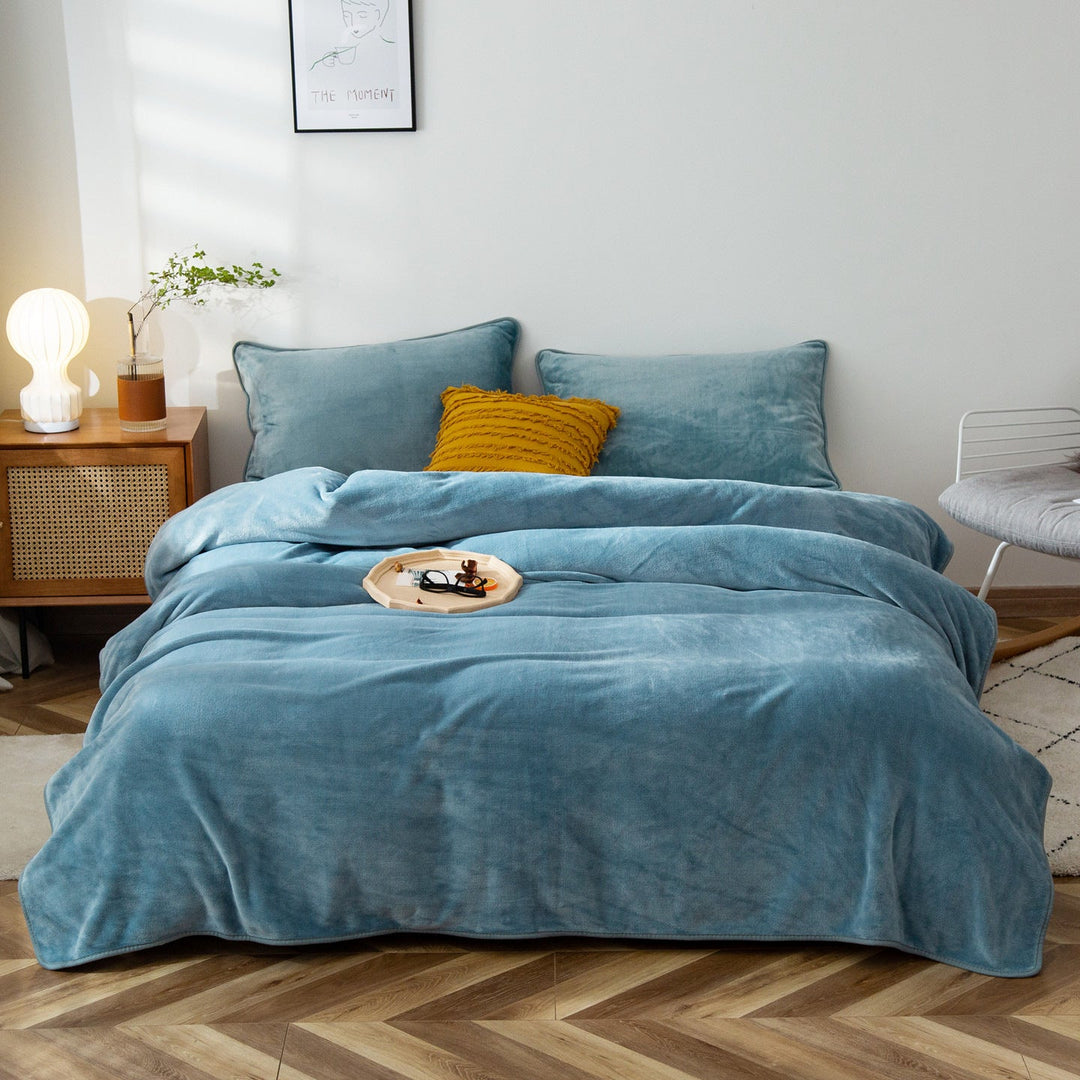 Ladies cozy microfiber blanket Kalsten