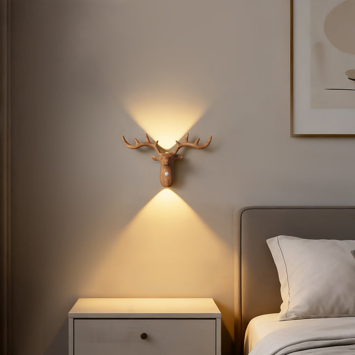 New LED Motion-Sensing Bedside Wall Lamp Rechargeable Magnetic Wireless Bedroom Wall Light