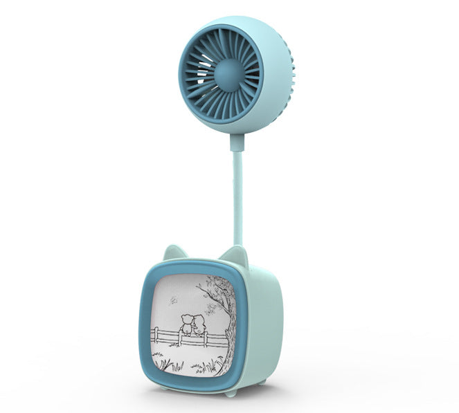 Unisex Cute Bunny-Themed Rechargeable Desk Fan Kalsten