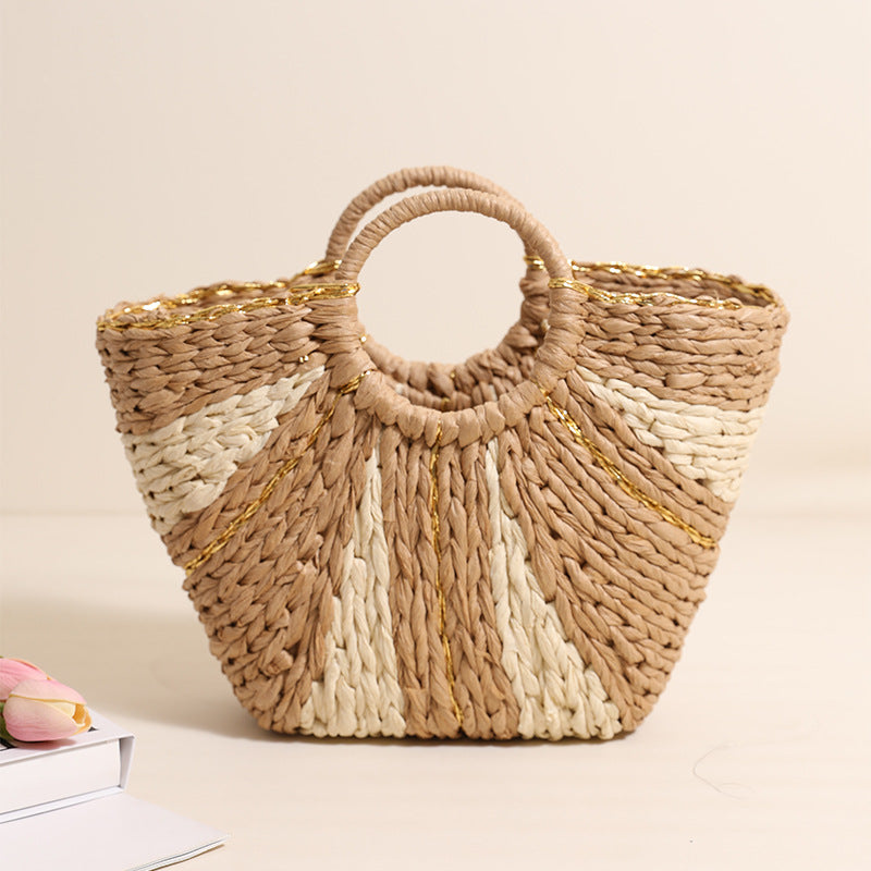 Handcrafted basket bag in modern design Kalsten