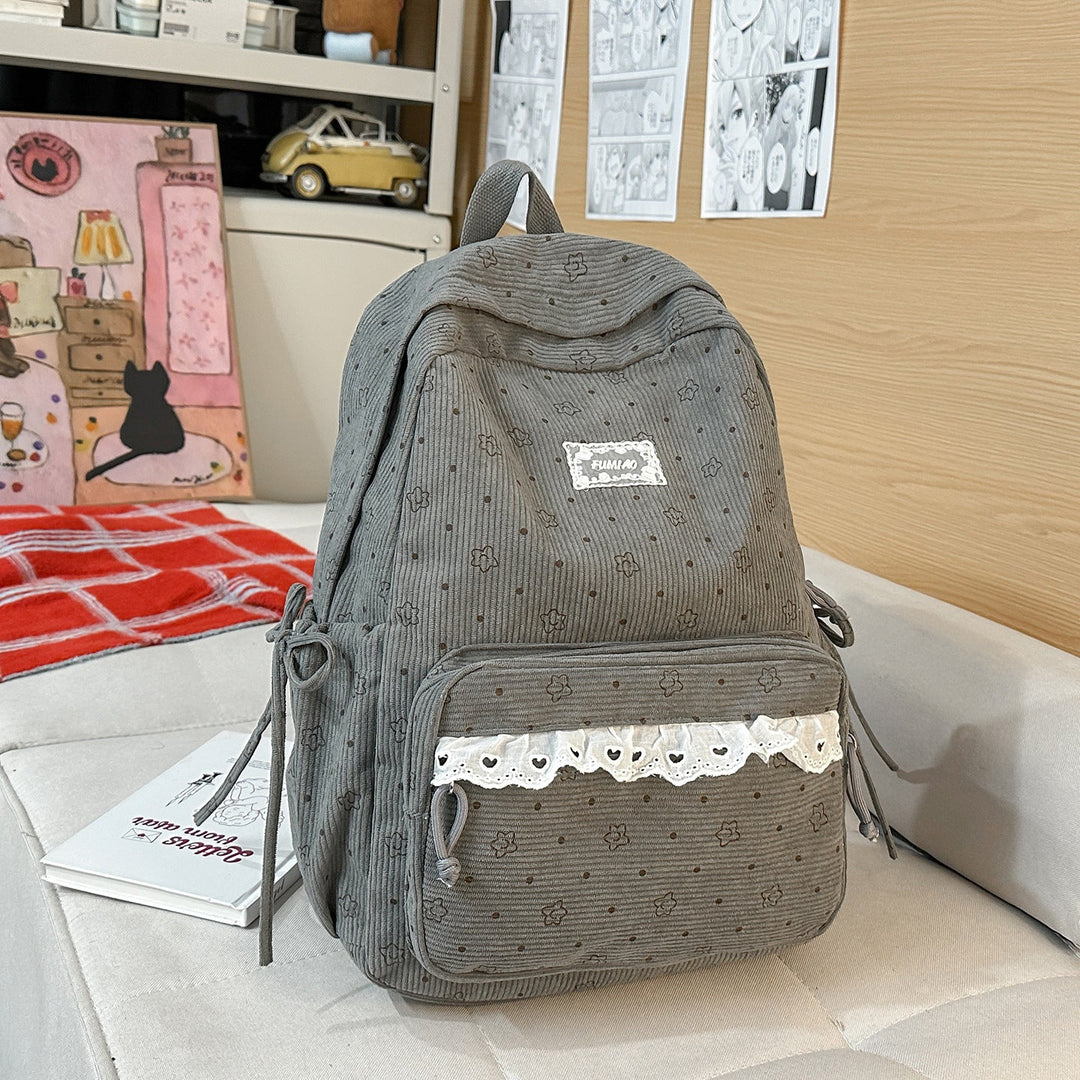 Decorative Embellished School Backpack
