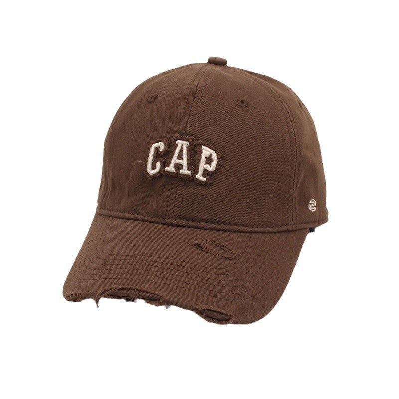 Women's Distressed Cotton Baseball Cap Kalsten