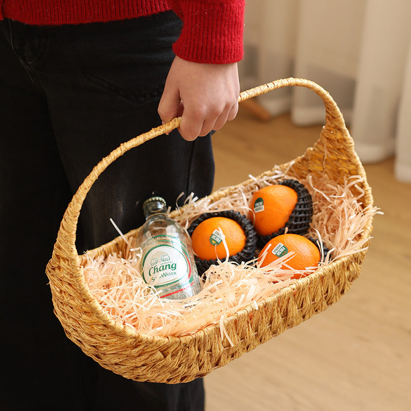 Unisex Handwoven Shopping Basket with Ergonomic Design Kalsten