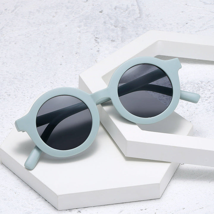 Women's stylish round sunglasses with modern plastic frame Kalsten