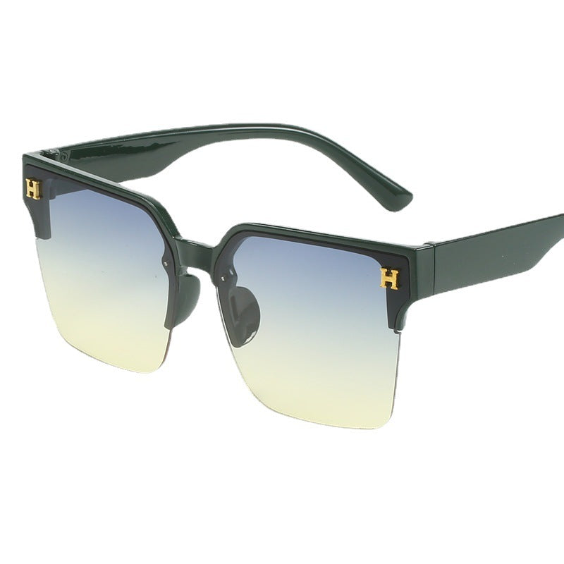 Women square sunglasses with elegant metal frame Kalsten