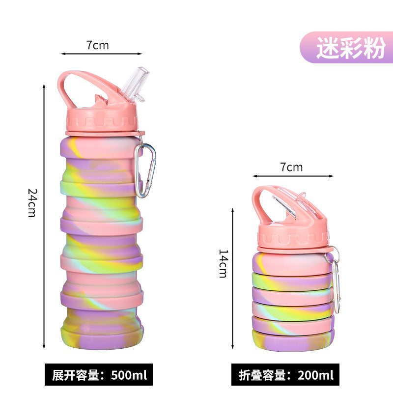 Women Flexible Foldable Drinking Bottle Kalsten
