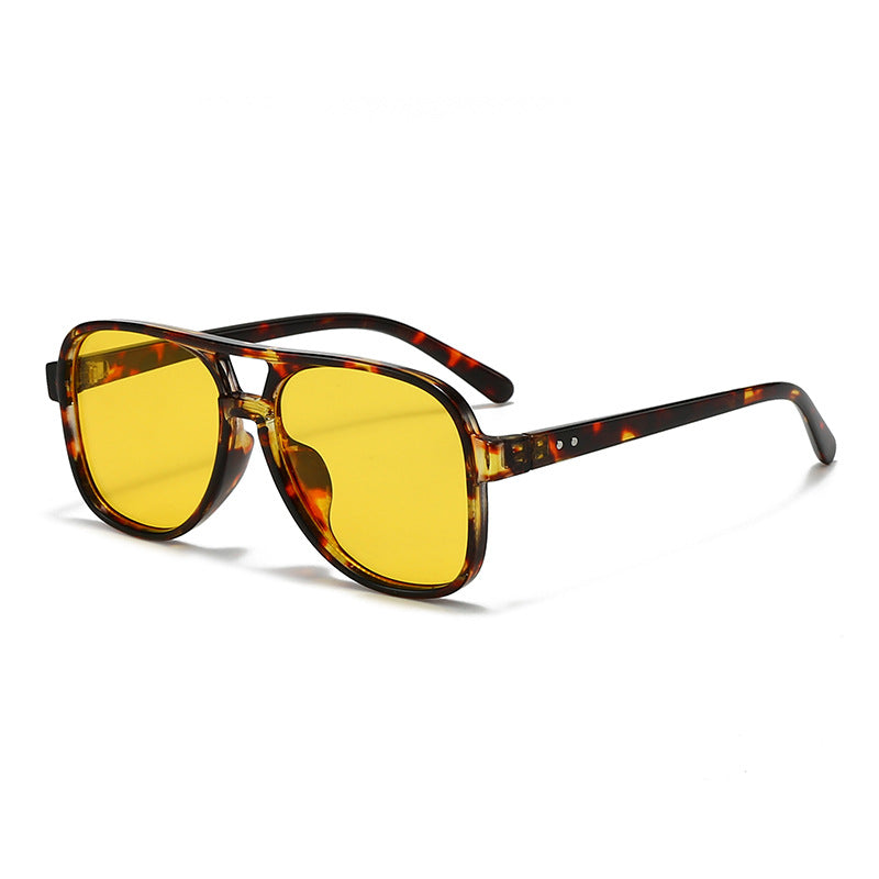 Men's Oversized Transparent Square Glasses Kalsten
