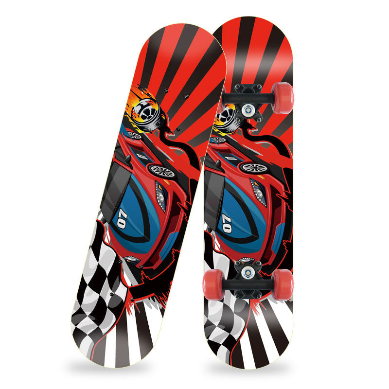 Cartoon-Inspired Mini Skateboard Kalsten