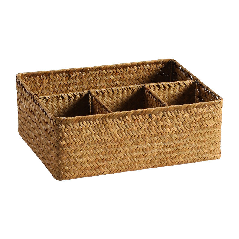 Unisex Versatile Storage Basket with Three Compartments Kalsten