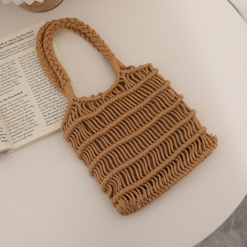 Braided Macrame Shoulder Bag Kalsten