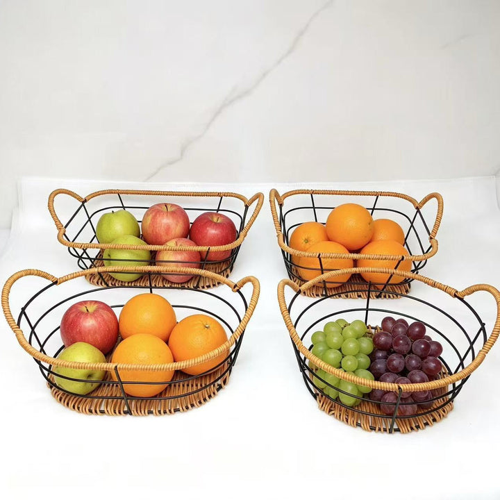 Honeycomb Woven Fruit Basket Kalsten