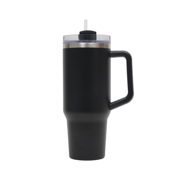 Women's Thermo Drinking Cup with Ergonomic Handle and Practical Straw Kalsten