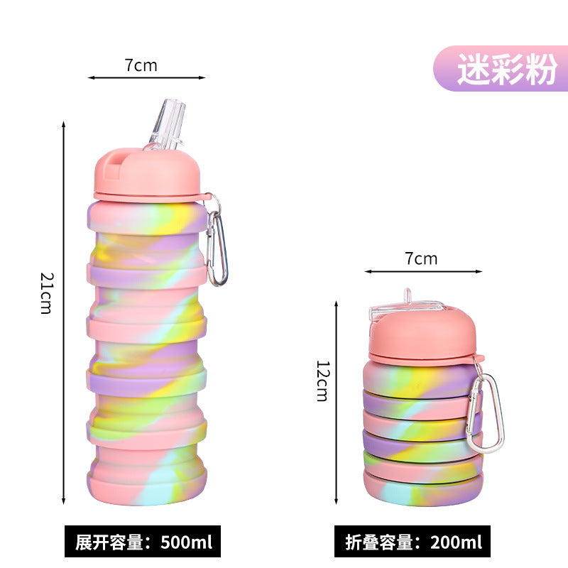 Women collapsible silicone water bottle Kalsten