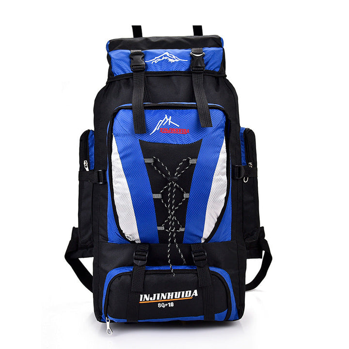 Unisex large trekking backpack with volume expansion and ergonomic carrying system Kalsten