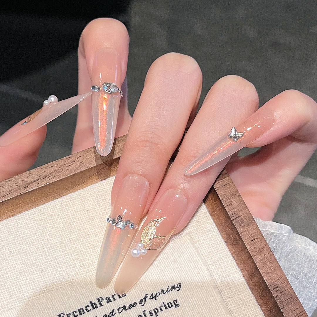 Artistic Acrylic Press-On Nail Designs Kalsten
