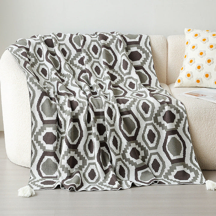Ladies decorative throw blanket Kalsten