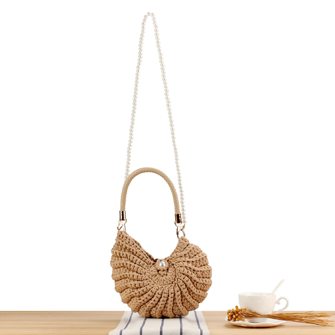 Evening bag with pearl decorated handle Kalsten