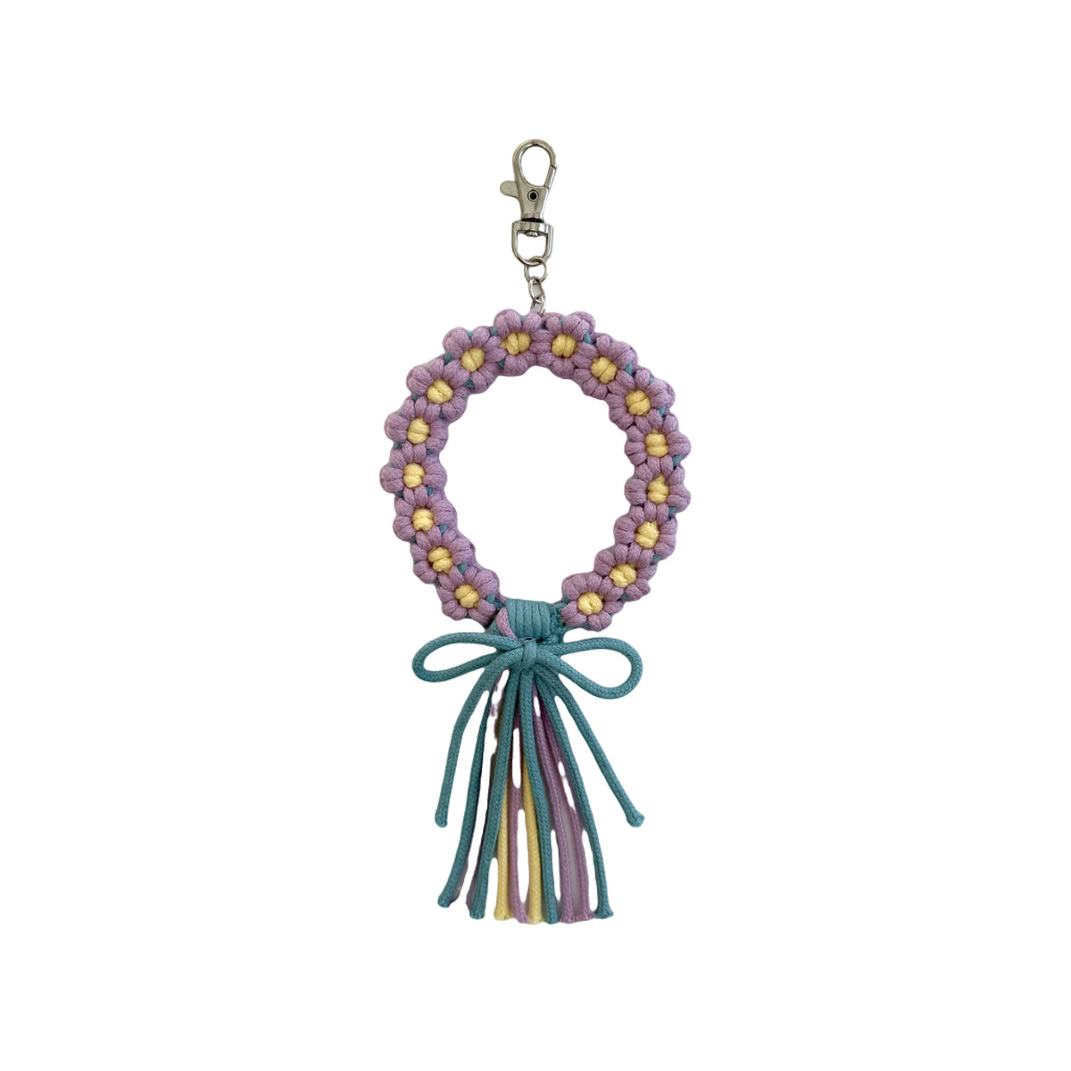 Decorative Macrame Keychain Holder Acalora